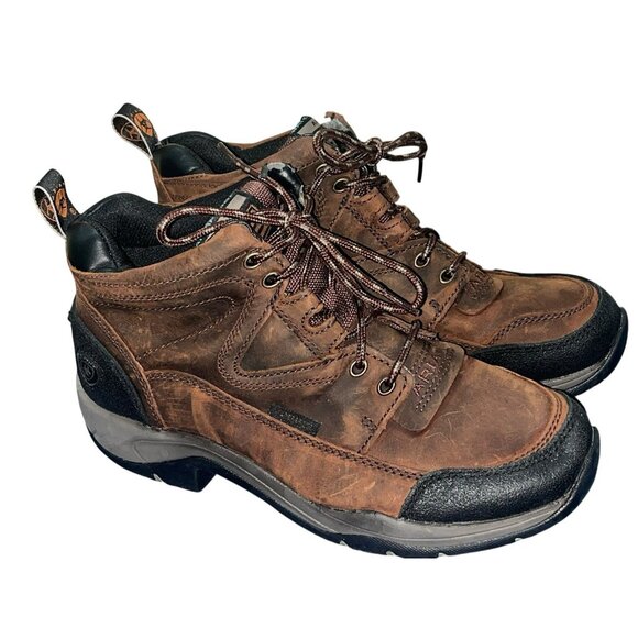 Ariat Womens Terrain Hiking Endurance Boots Brown Size 8 B Riding Outdoor READ - Picture 1 of 10